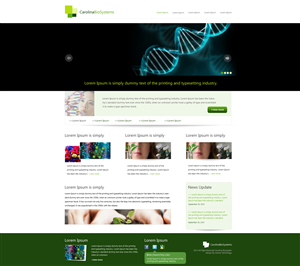 Web Design by aarsita for Genomac | Design: #2425409