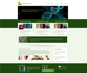 Web Design by aarsita for Genomac | Design: #2425410