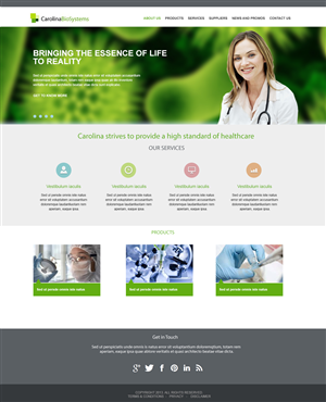 Web Design by Webspot for Carolina Biosystems | Design: #2447436