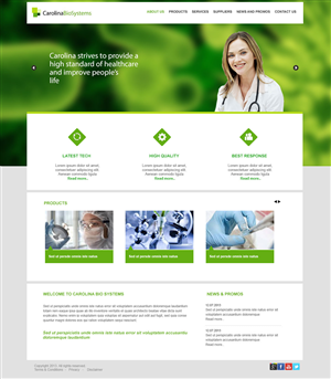 Web Design by Webspot for Carolina Biosystems | Design: #2447632