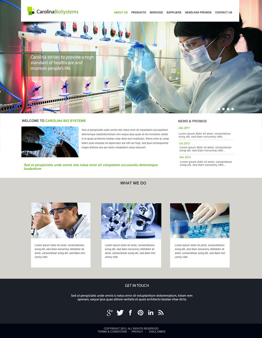 Web Design by Webspot for Genomac | Design #2449525