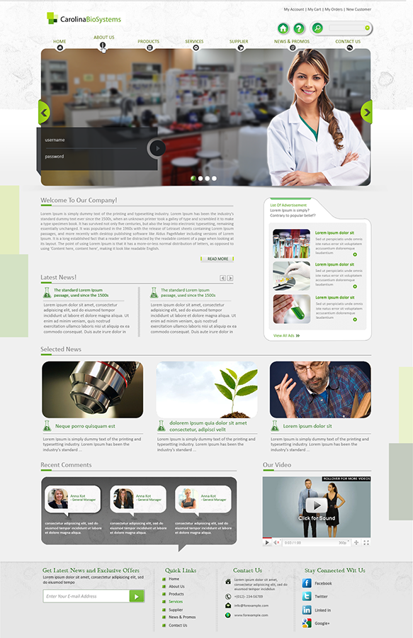 Web Design by Sunrise It Care for Genomac | Design #2454994