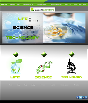 Web Design by  Eyesack for Carolina Biosystems | Design: #2434711