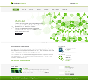 Web-Design von Zainab Enterprises für Genomac | Design #2441006