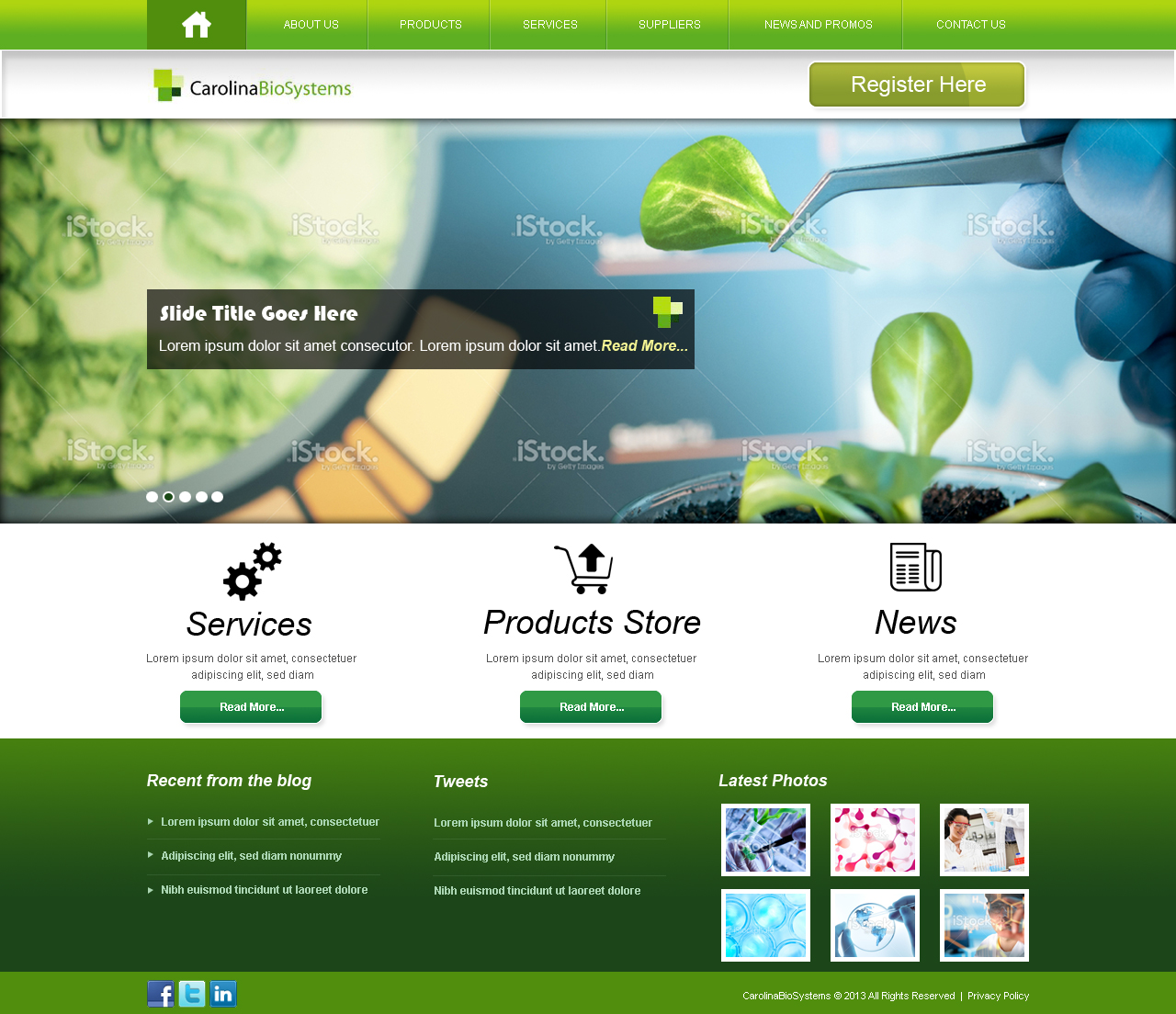 Web Design by Jagannath for Carolina Biosystems | Design #2439464