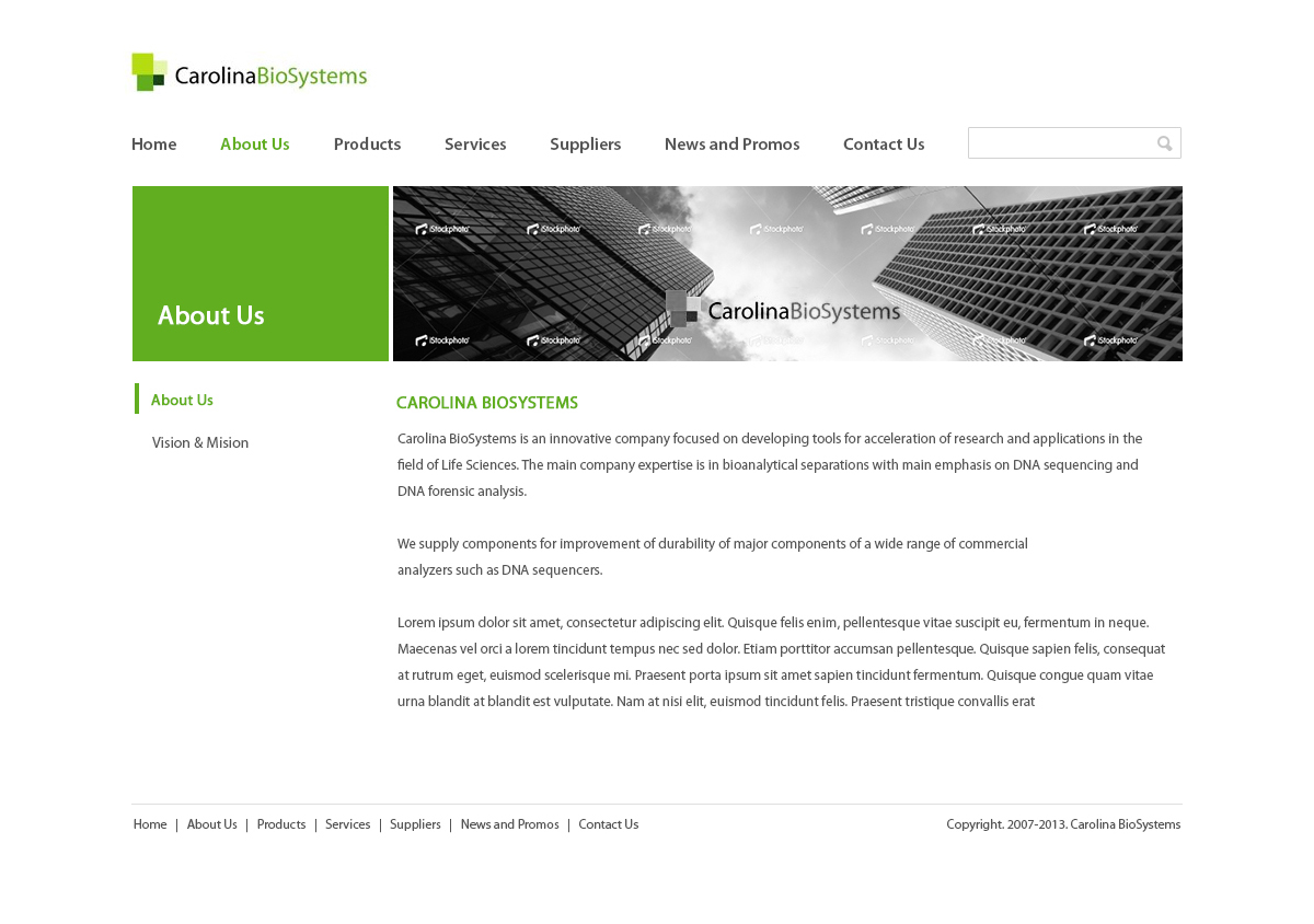 Web Design by zipline for Carolina Biosystems | Design #2442529