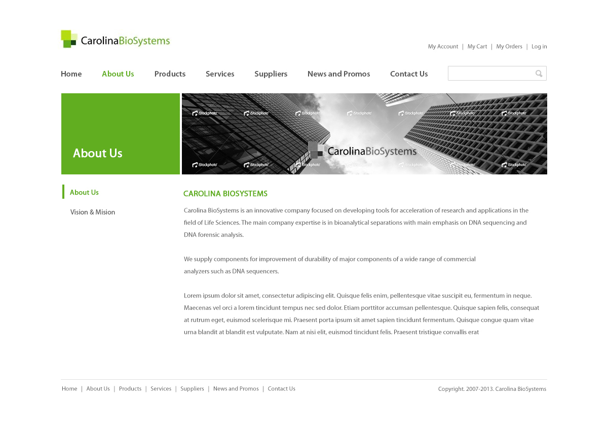 Web Design by zipline for Genomac | Design #2442581