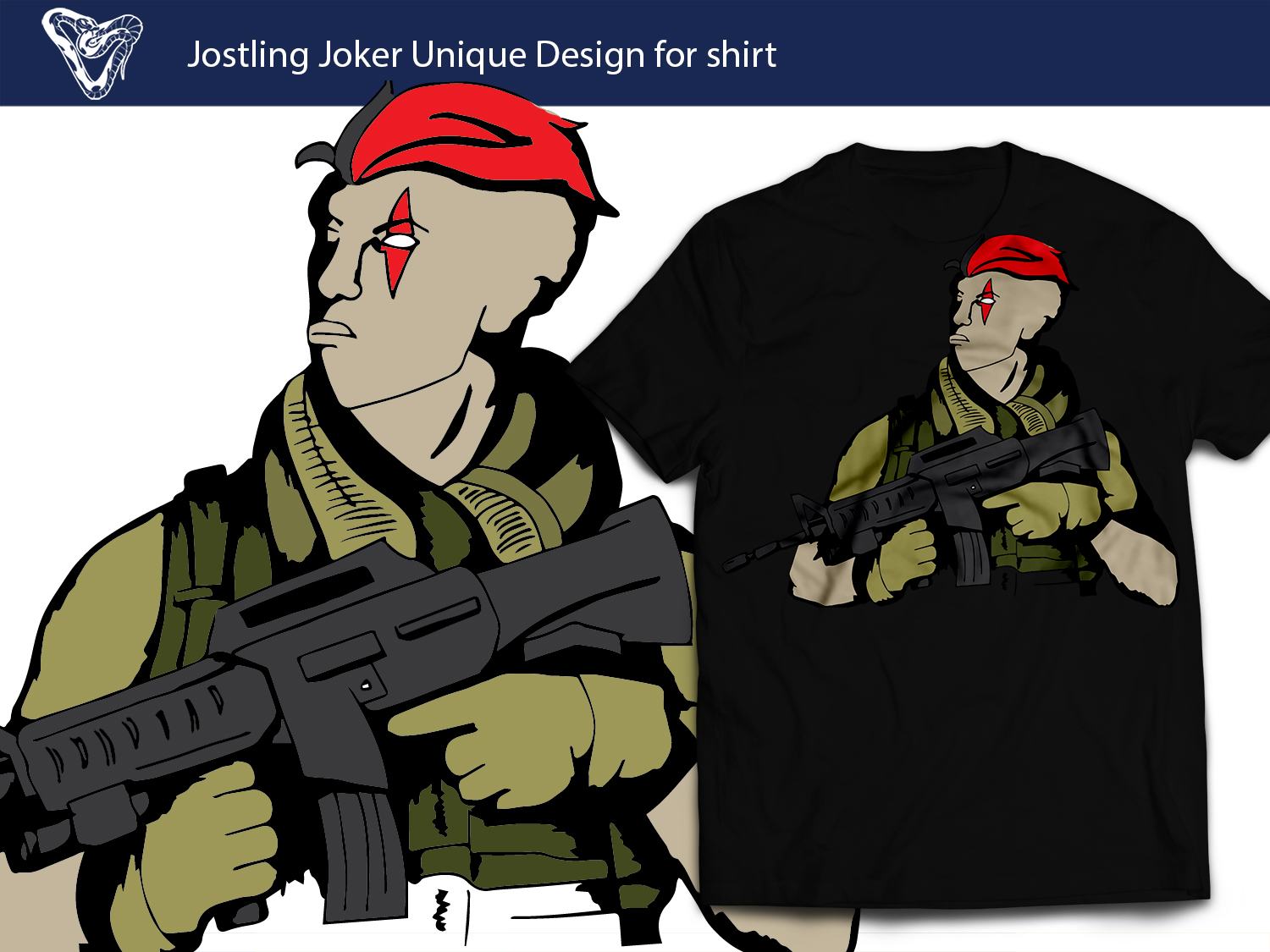 T-shirt Design by Shemet for Jostling Joker | Design #11581411
