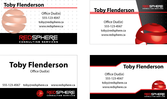 Business Card Design by TedAtkinson for Redsphere Consulting Services | Design #2328987