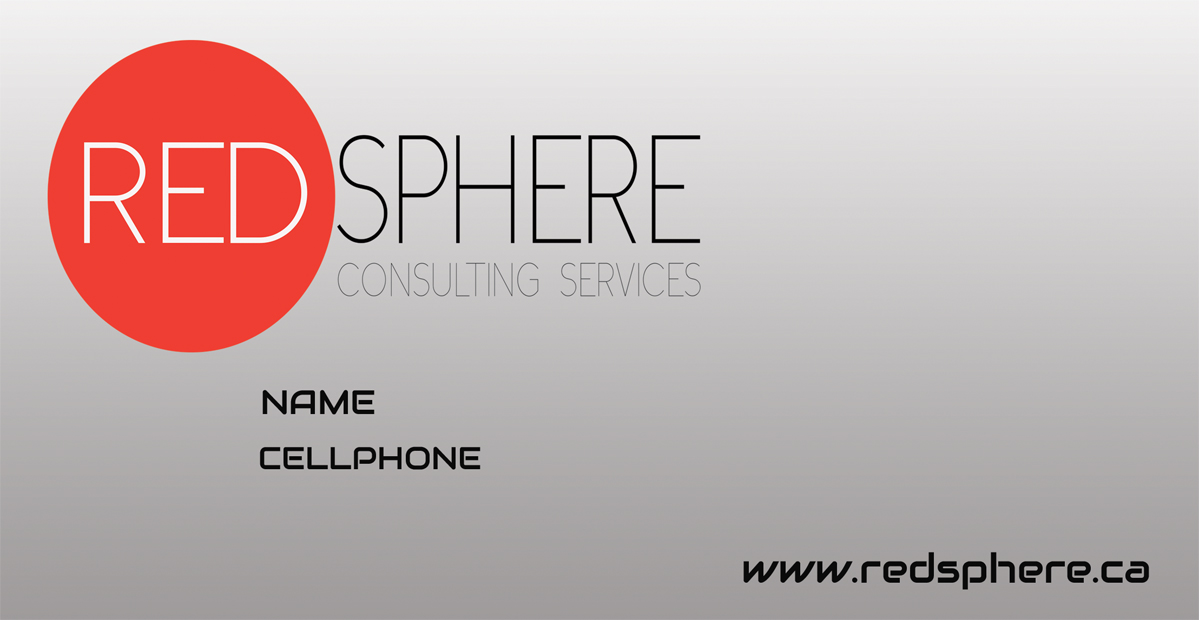 Business Card Design by fuffles for Redsphere Consulting Services | Design #2360748