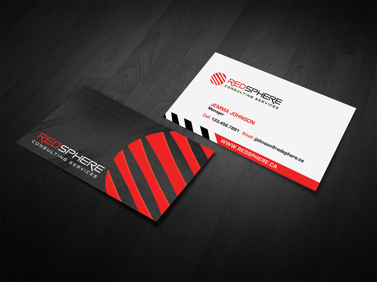 Business Card Design by diRtY.EMM for Redsphere Consulting Services | Design #2330704