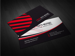 Business Card Design by Atvento Graphics for Redsphere Consulting Services | Design: #2331997