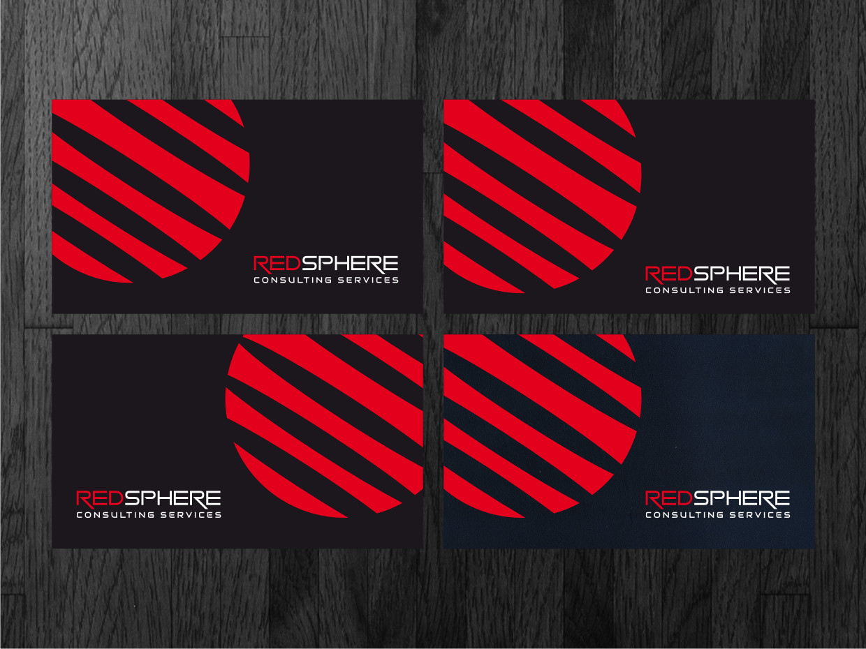Business Card Design by Atvento Graphics for Redsphere Consulting Services | Design #2344841