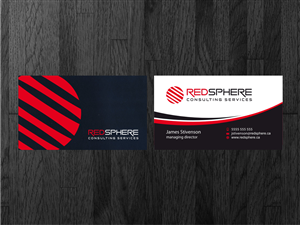 Business Card Design by Atvento Graphics for Redsphere Consulting Services | Design: #2350204