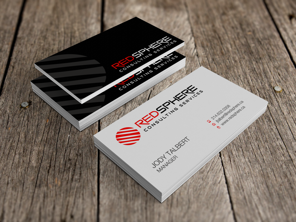 Business Card Design by HYPdesign for Redsphere Consulting Services | Design #2346786
