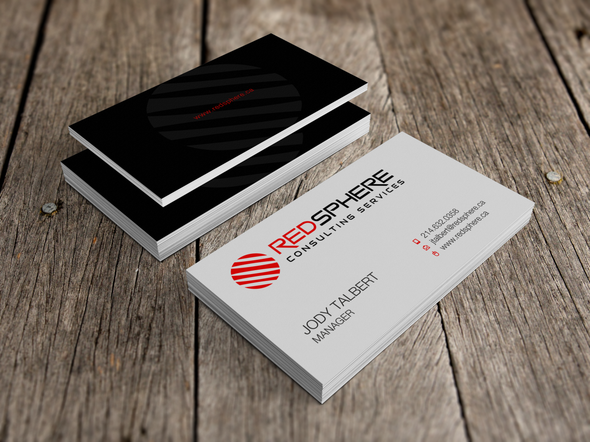 Business Card Design by HYPdesign for Redsphere Consulting Services | Design #2346789