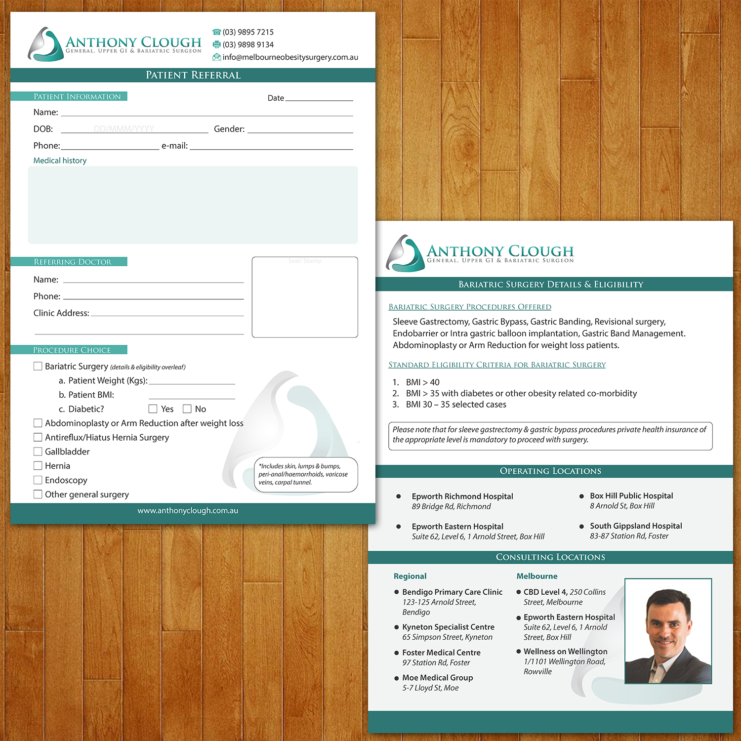 Stationery Design by Vimal Teja for Anthony Clough | Design #11579397