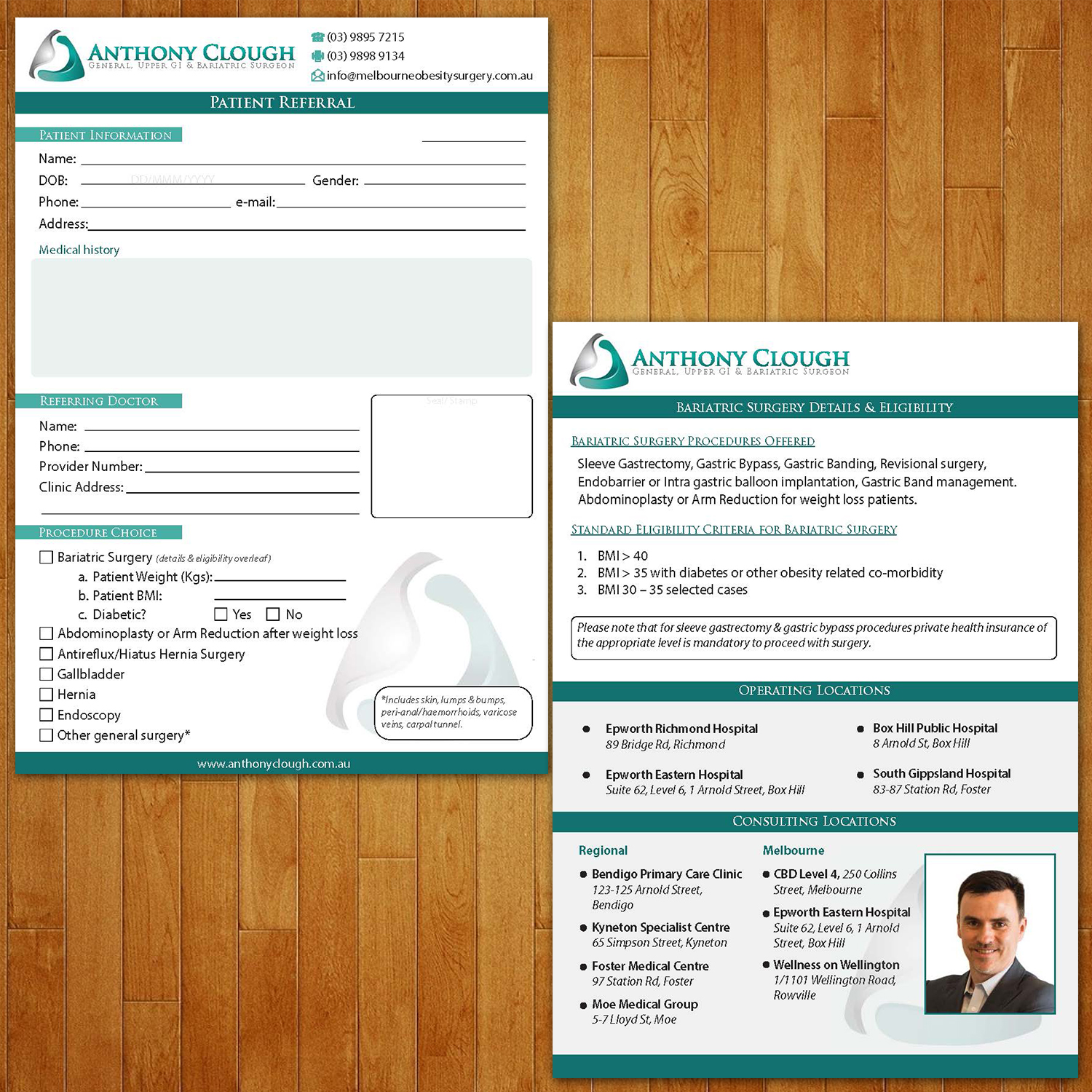 Stationery Design by Vimal Teja for Anthony Clough | Design #11599171