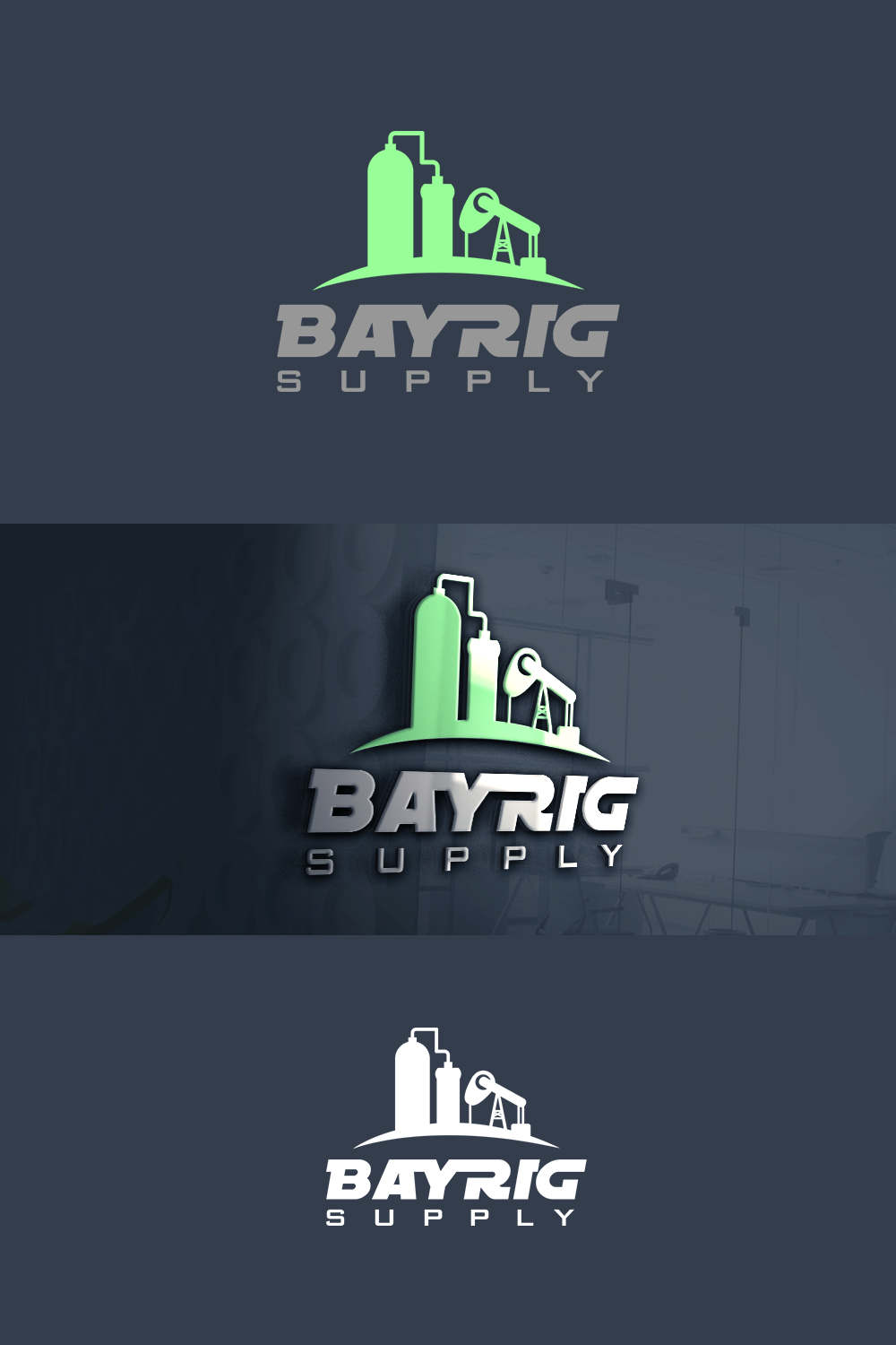 Logo Design by DILUKZ GRAFIX for BayRig Supply | Design: #11543529