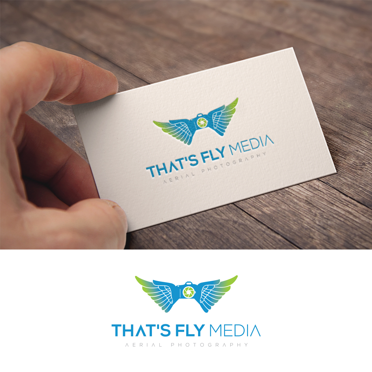 Logo Design by Sathyakumar.G for That's Fly Media | Design: #11534602
