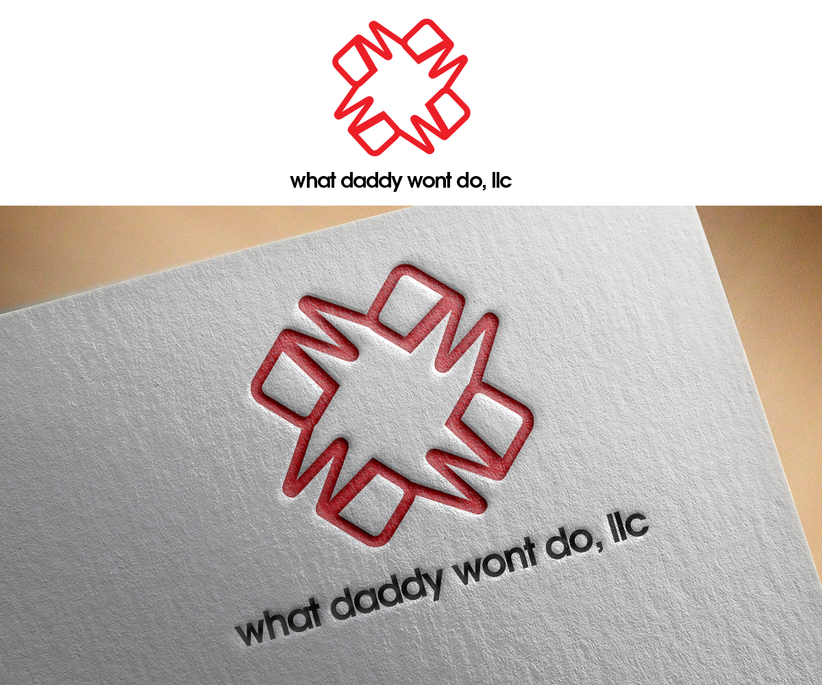 Logo Design by Renen for what daddy wont do, llc | Design #11507903