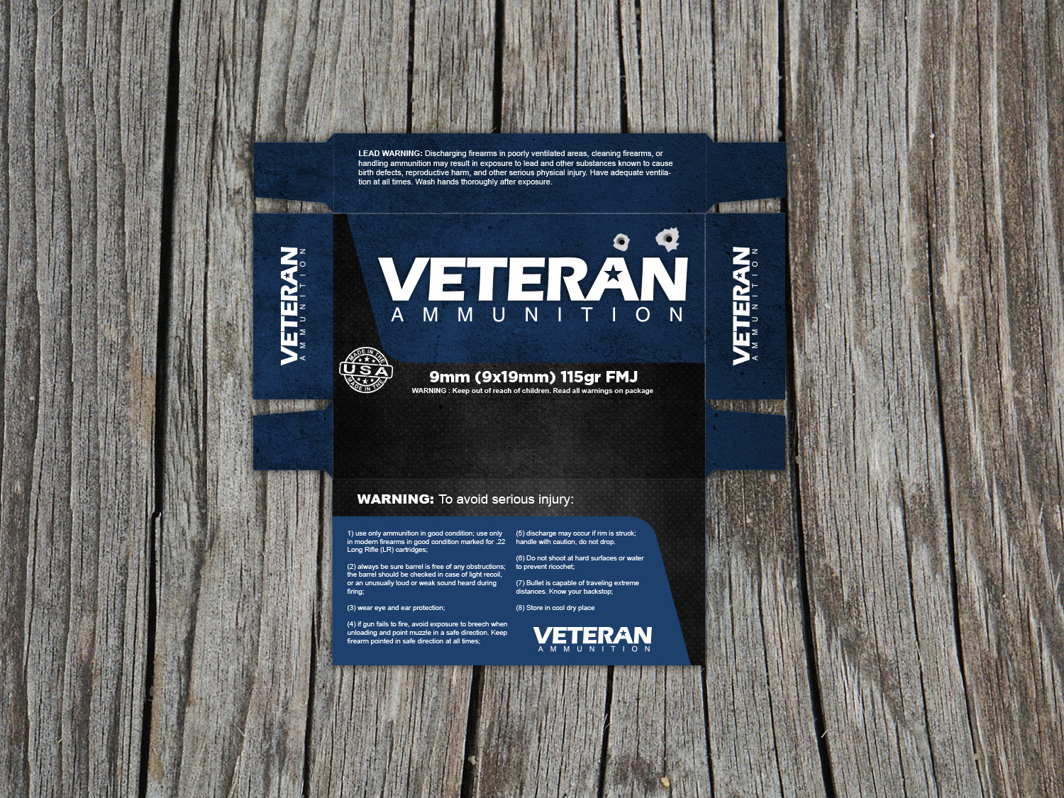 Design Emballage par Priyo Subarkah pour Veteran Ammunition | Design #11578213
