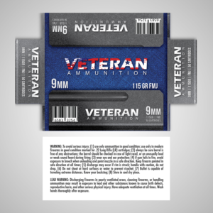 Design Emballage par Studio Branco pour Veteran Ammunition | Design : #11589310