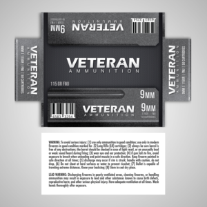Packaging Design by Studio Branco for Veteran Ammunition | Design: #11589346
