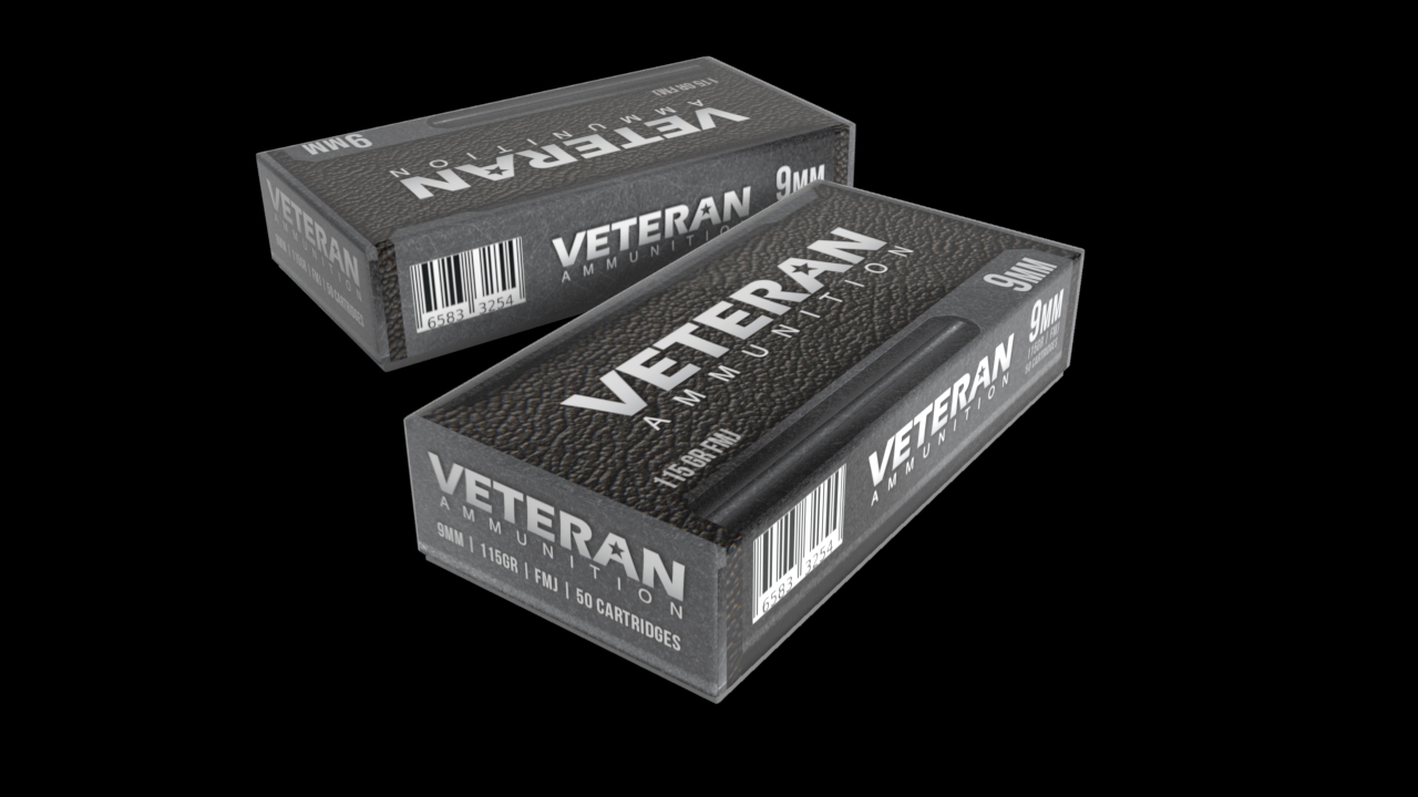 Verpackungs-Design von Studio Branco für Veteran Ammunition | Design #11589725