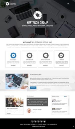 Web Design by pb for this project | Design: #11507400