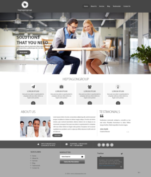 Web Design by pb for this project | Design: #11507429