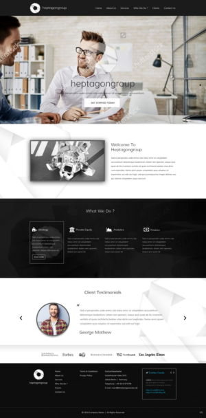 Web Design by pb for this project | Design: #11520345