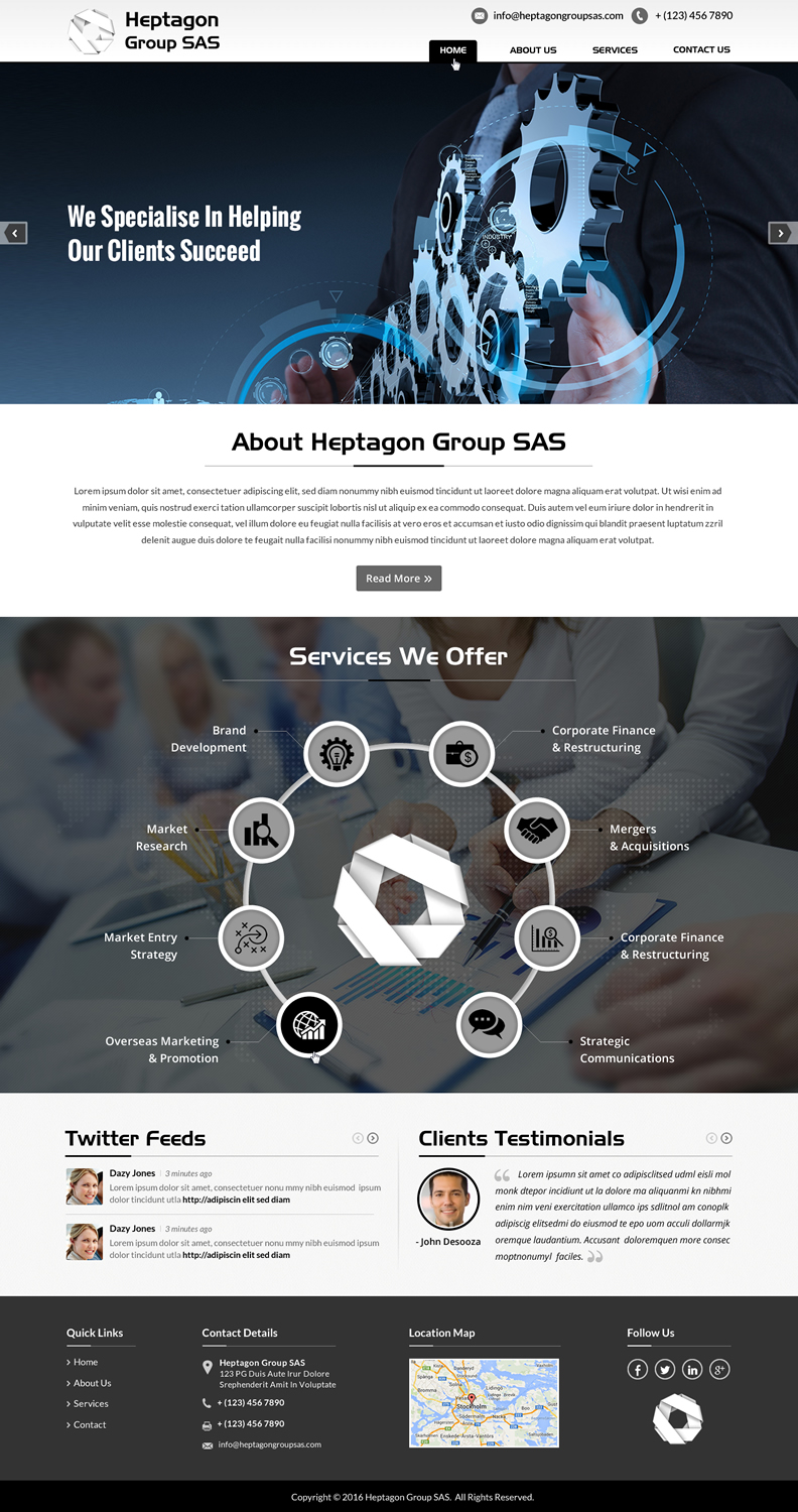 Web Design by Sbss for this project | Design #11505224