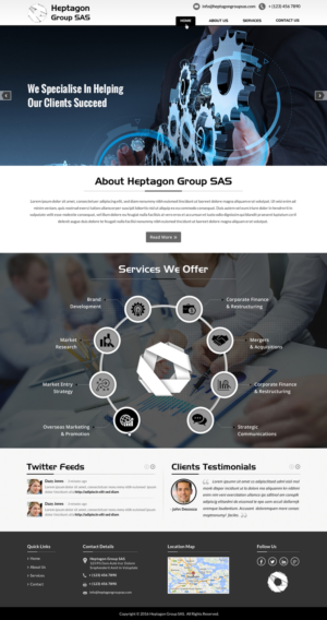 Web Design by Sbss for this project | Design: #11505224