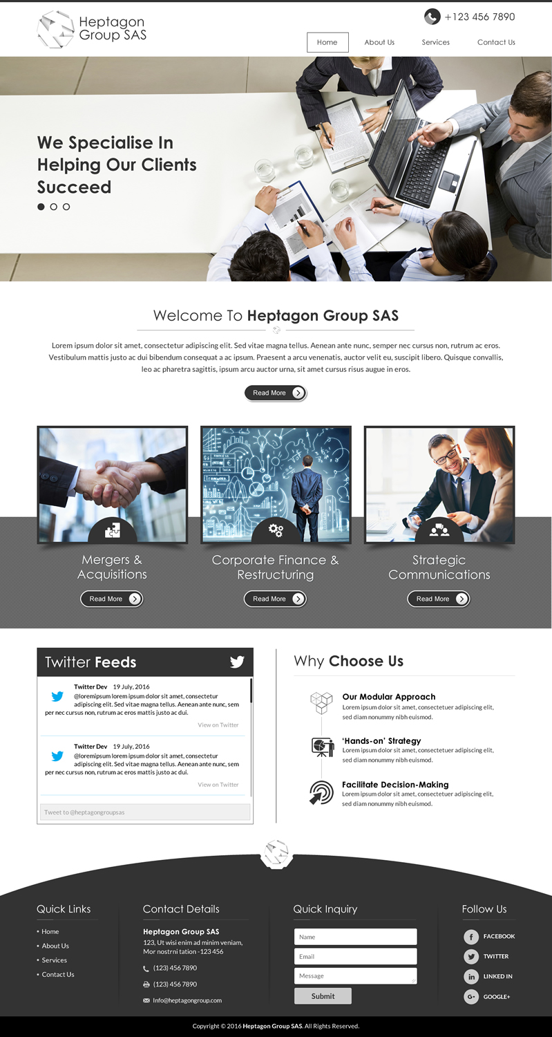 Web Design by Sbss for this project | Design #11505225