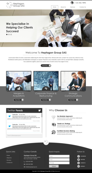 Web Design by Sbss for this project | Design: #11505225