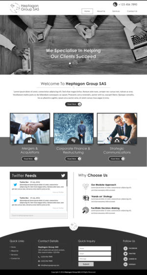 Web Design by Sbss for this project | Design: #11505226