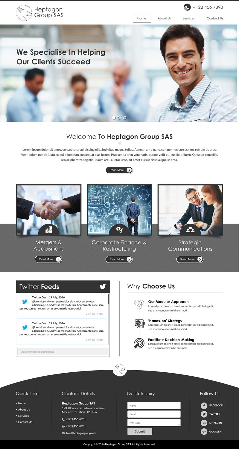 Web Design by Sbss for this project | Design #11505227