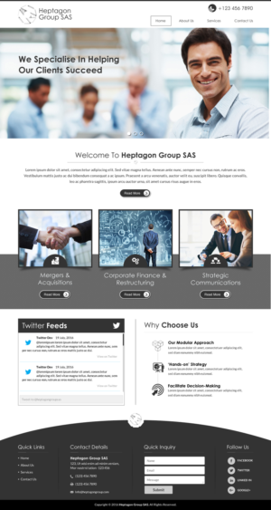 Web Design by Sbss for this project | Design: #11505227