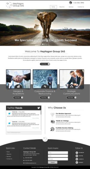 Web Design by Sbss for this project | Design: #11505228