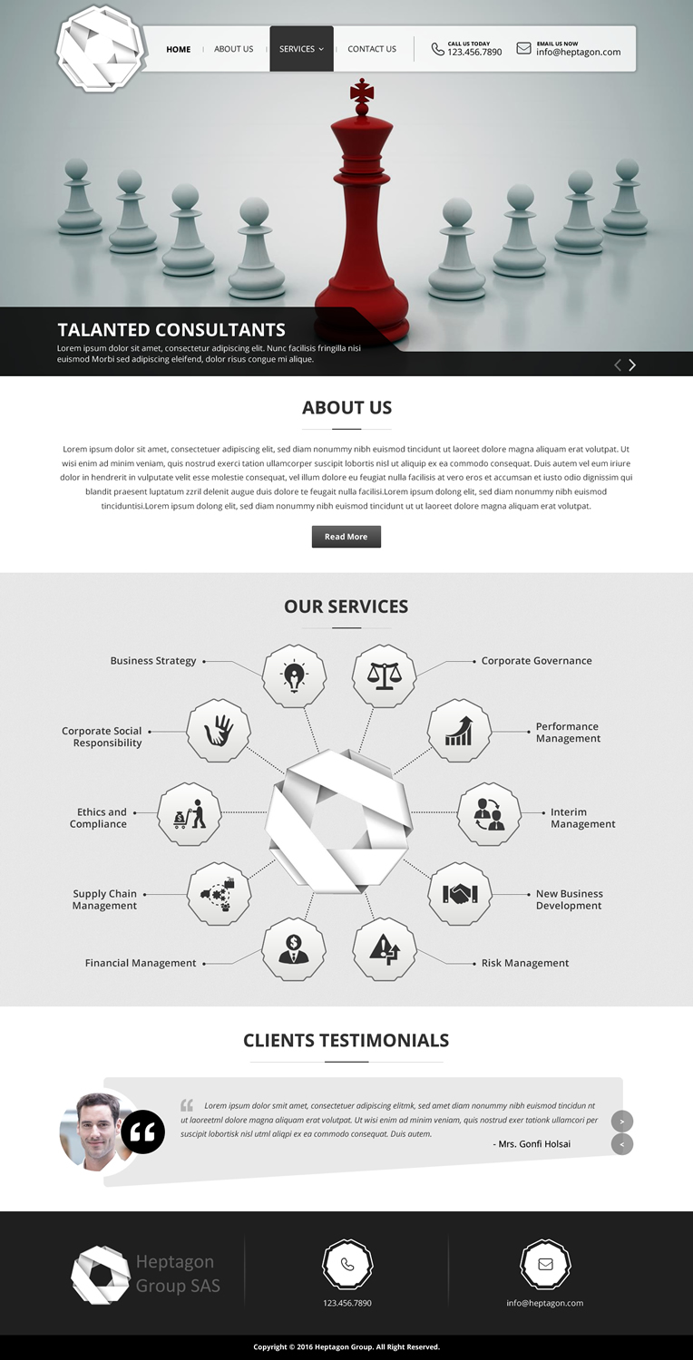 Web Design by Sbss for this project | Design #11508910