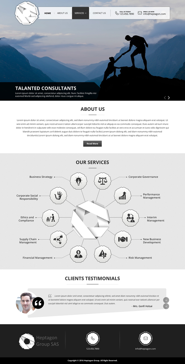 Web Design by Sbss for this project | Design #11508912