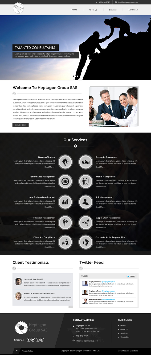 Web Design by Sbss for this project | Design #11509146