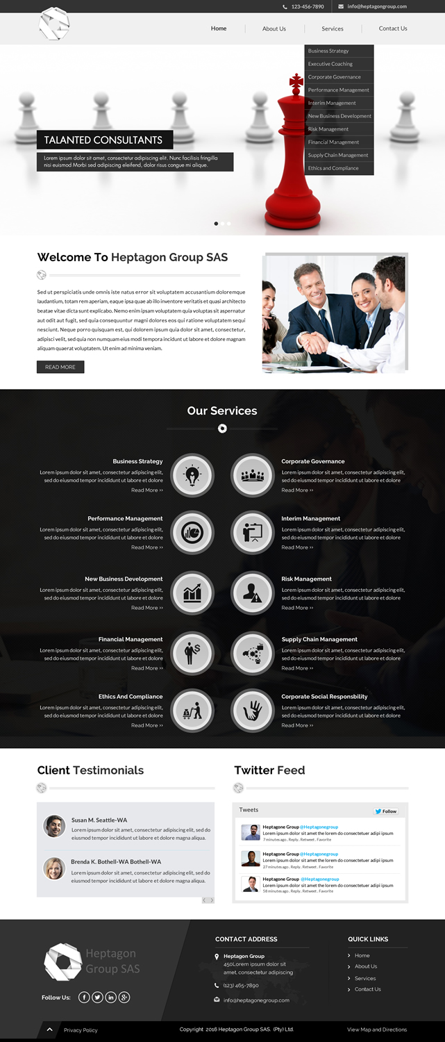 Web Design by Sbss for this project | Design #11509149