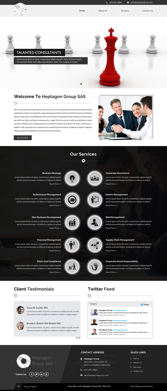 Web Design by Sbss for this project | Design #11509150
