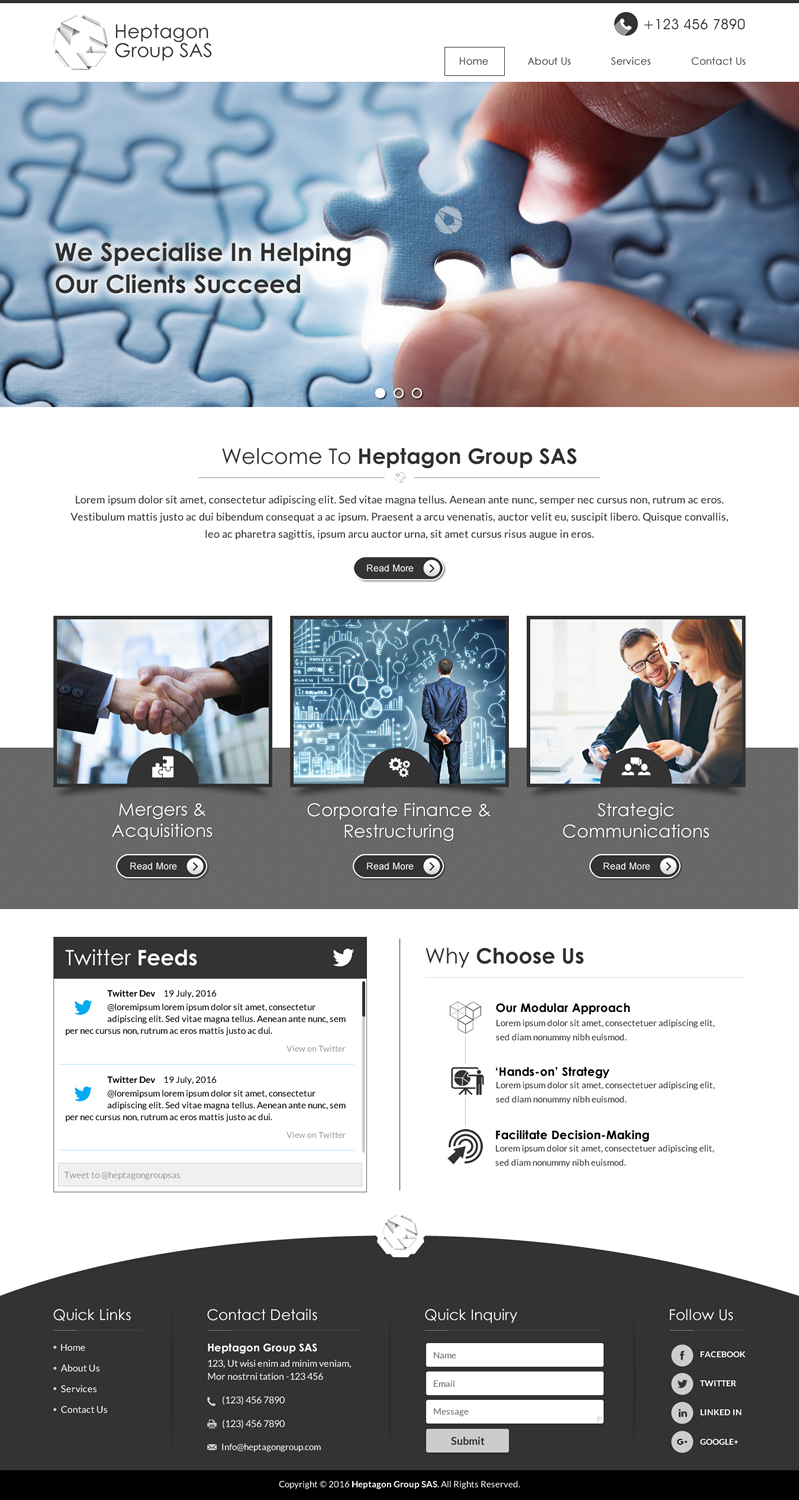 Web Design by Sbss for this project | Design #11521043