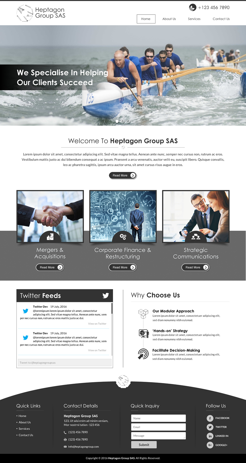 Web Design by Sbss for this project | Design #11521047