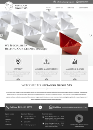 Web Design by Sbss for this project | Design: #11521063