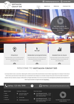 Web Design par Sbss pour ce projet | Design : #11521064
