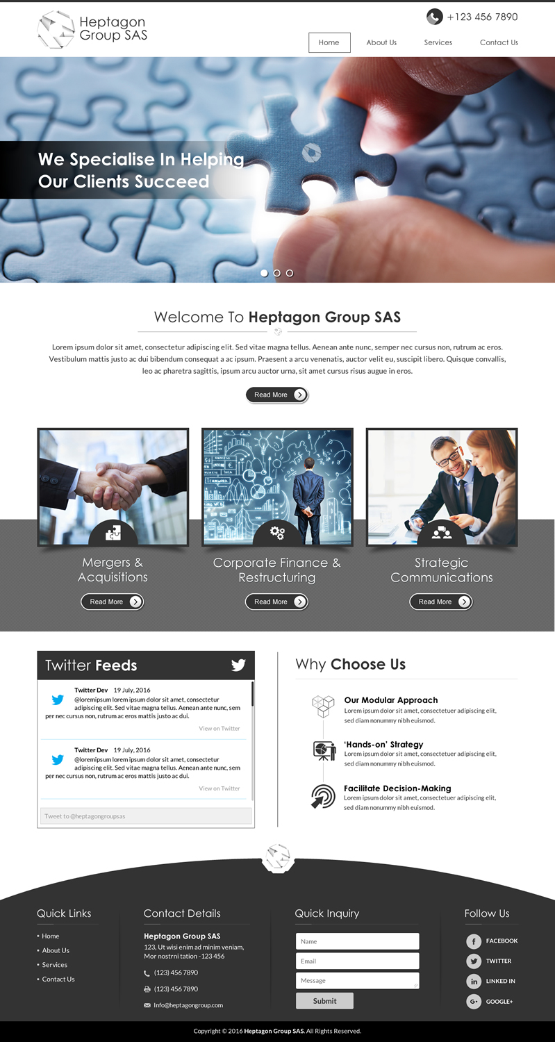 Web Design by Sbss for this project | Design #11521065